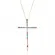 Colar Crucifixo Cravejado Navetes