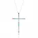 Colar Crucifixo Cravejado Navetes