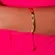 Bracelete Oito Pontos de Luz Banhado a Ouro 18 k