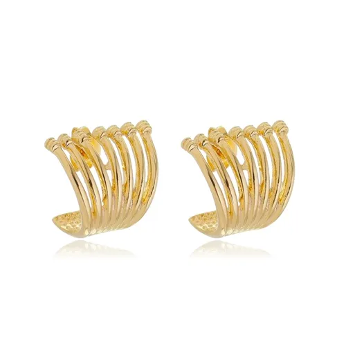 Brinco Earcuff Sete Fileiras