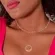 Colar Choker de Cristais Assimétricos Banhado a Ouro 18K