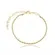 Pulseira Fio Baiano 3 mm Banhada a Ouro 18k