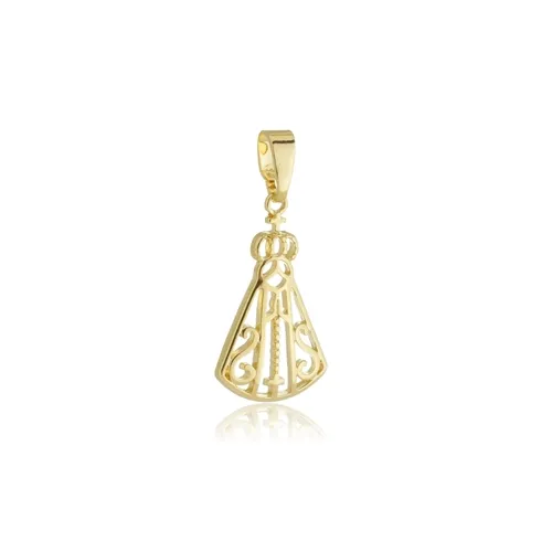 Pingente Nossa Senhora M Banhado a Ouro 18 k
