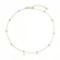 Colar Infantil Bolinhas Lisas Banhado a Ouro 18 k