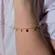 Pulseira Infantil Pingente Corações