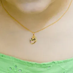 Conjunto Colar e Brinco de Unicórnio