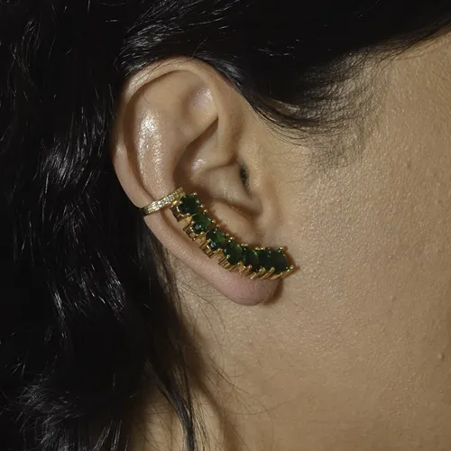 Brinco Earcuff Navete Ovais