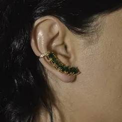 Brinco Earcuff Navete Ovais