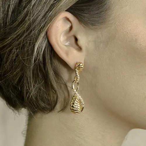 Brinco Búzios Zircônias