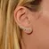 Brinco Earcuff Zircônias Redondas