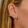 Brinco Earcuff Zircônias Redondas
