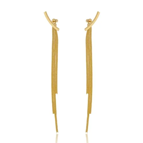 Brinco Earcuff  Três  Correntes