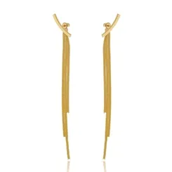 Brinco Earcuff  Três  Correntes