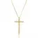 Colar Crucifixo Flor Cravejado