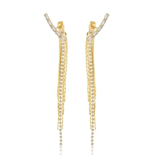 Brinco Earcuff Cinco Navetes