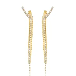 Brinco Earcuff Cinco Navetes