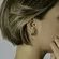 Brinco Earhook Tiras Retorcidas